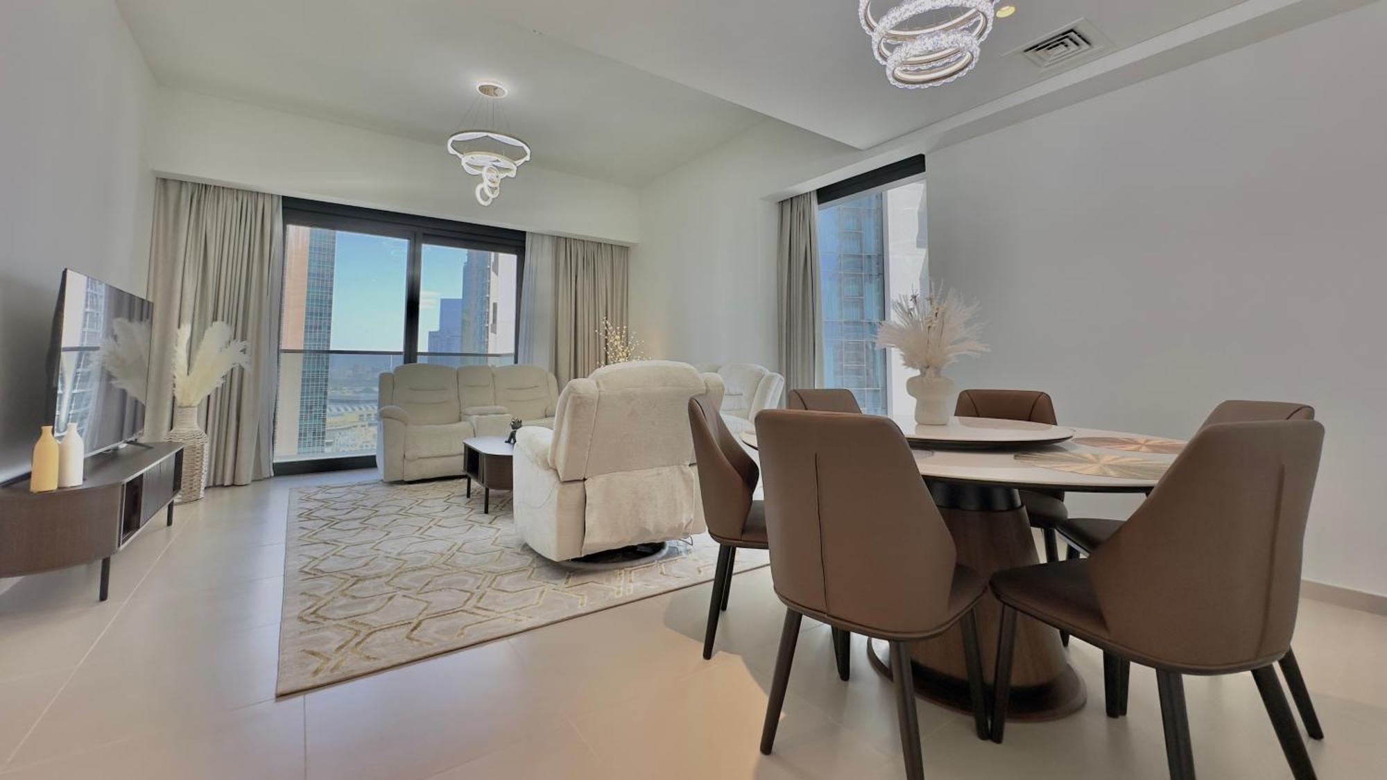 Apartment Stunning 3br With Burj Khalifa & Fountain Views By Bhavan Dubai