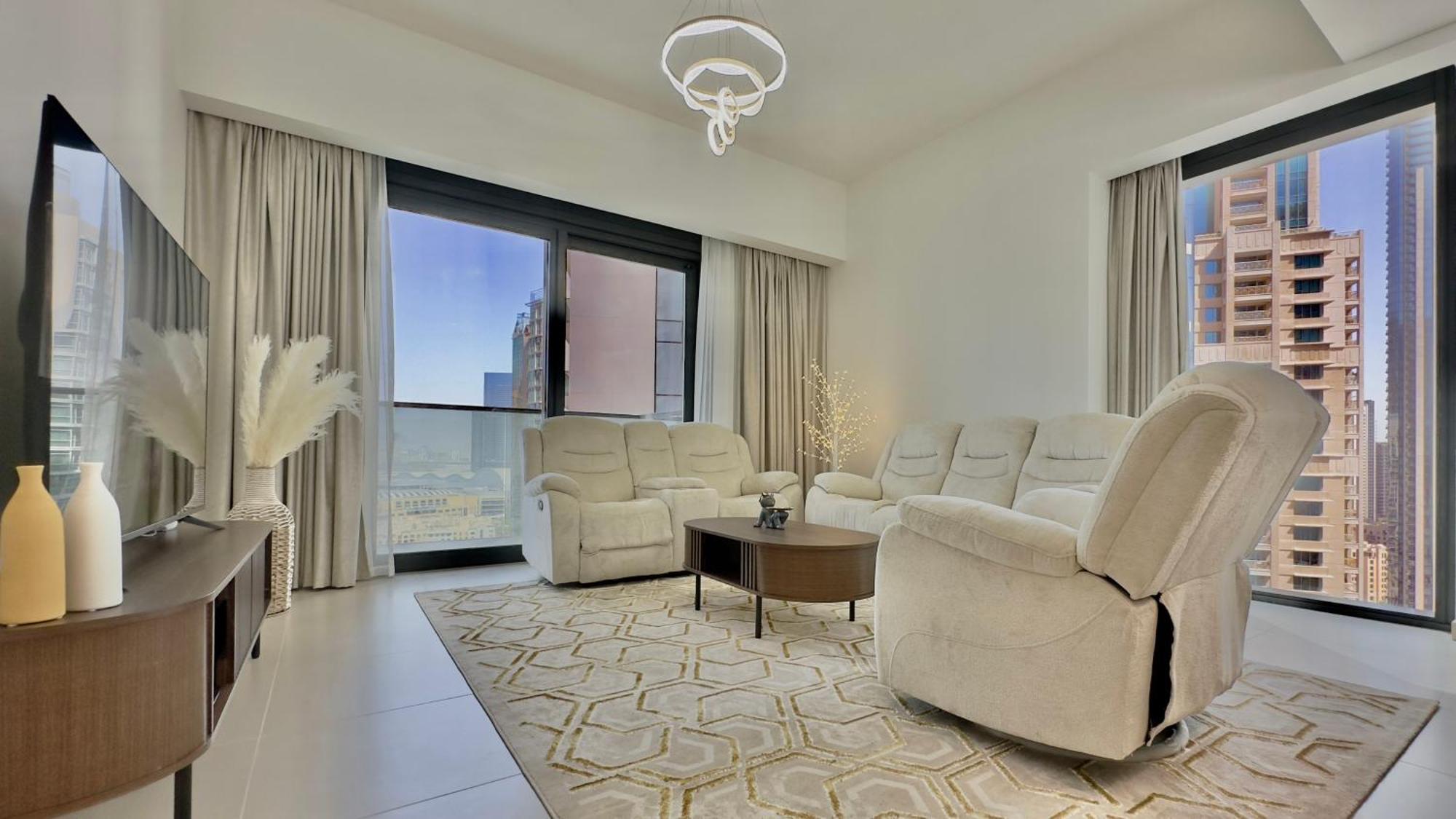 Apartment Stunning 3br With Burj Khalifa & Fountain Views By Bhavan Dubai